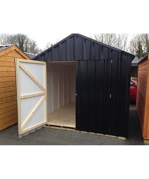 10ft x 20ft Black Steel Garden Shed Garden Sheds For Sale
